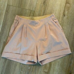 Cuffed Lululemon On the Fly shorts. High waisted 3.5 “ inseam.